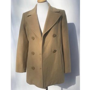 Talbots Petites Wool Double Breasted Pea
Coat- 8P